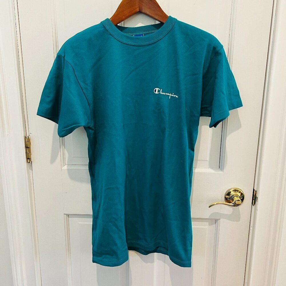 Vintage 1993 Champion Single Stitch Shirt Mens L NWOT Green USA Deadstock